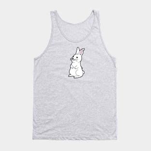 White Bunny rabbit Tank Top